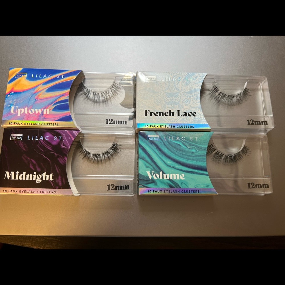 Lilac street lashes 12 mm four styles + surprise bonus!